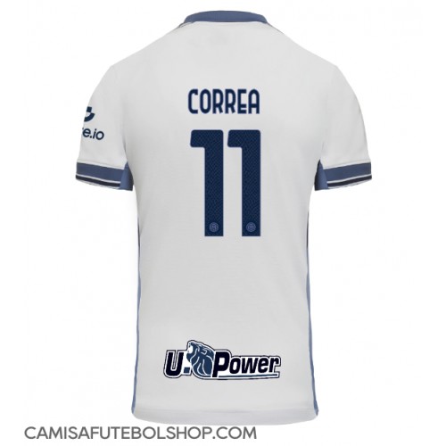 Camisa de time de futebol Inter Milan Joaquin Correa #11 Replicas 2º Equipamento 2024-25 Manga Curta